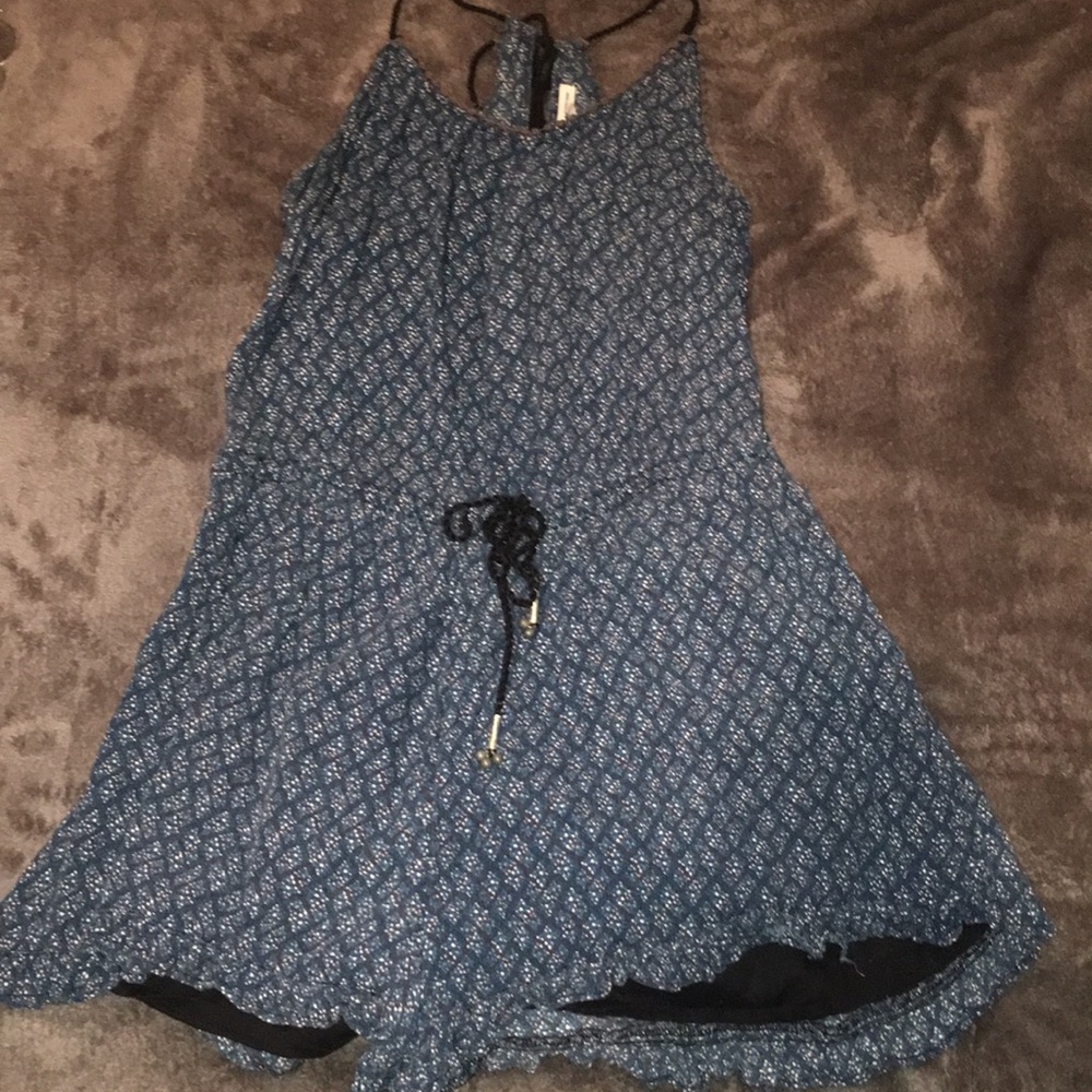 American Eagle blue romper